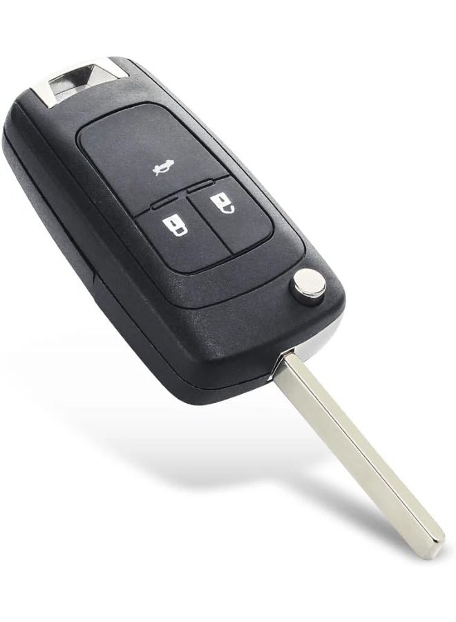 3 Buttons Remote Control Cover Uncut Key FOB Shell Case for Chevrolet Camaro Cruze Chevy Equinox Sonic Terrain - Image 4