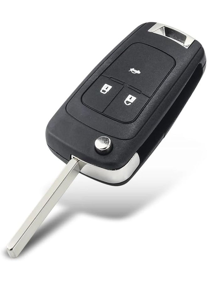 3 Buttons Remote Control Cover Uncut Key FOB Shell Case for Chevrolet Camaro Cruze Chevy Equinox Sonic Terrain - Image 1