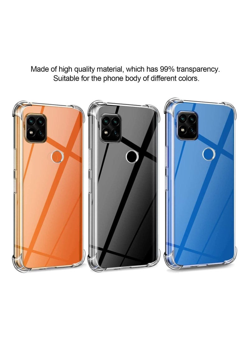 Defender Case Transparent Anti-shocks for Xiaomi Redmi 9C/ Redmi 10A - Clear - Image 2