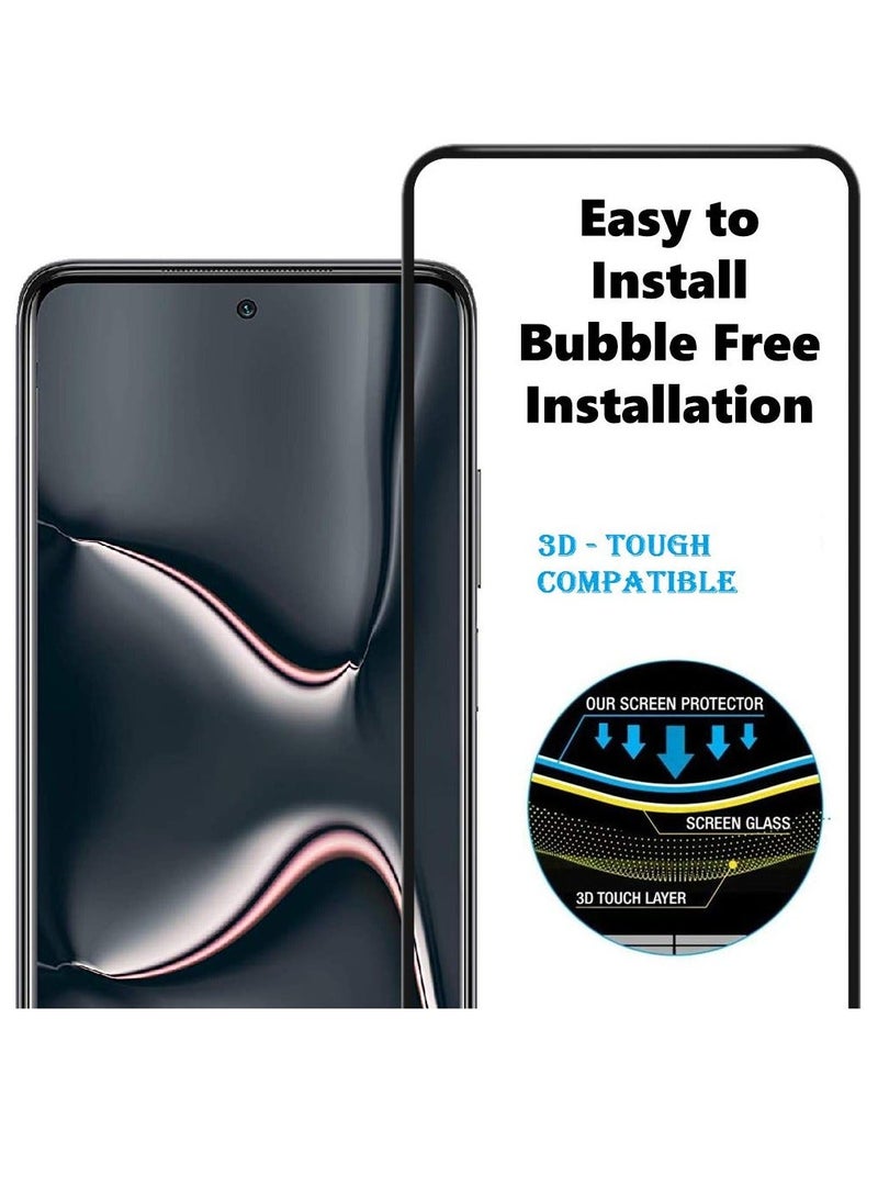 HuHa Xiaomi 11i 5G / 11i HyperCharge 5G / Redmi Note 11 Pro Plus 5G Premium Glass Film 9H Hardness Anti-Scratch Screen Protector  - Image 3