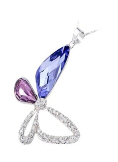 Butterfly-Shaped Sterling Necklace