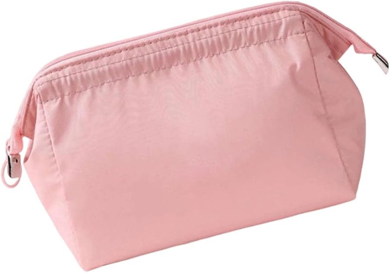 Water Resistant Toiletry Bag With Multiple Pockets Lightweight Nylon Cosmetic Travel Bag Blue - Image 1