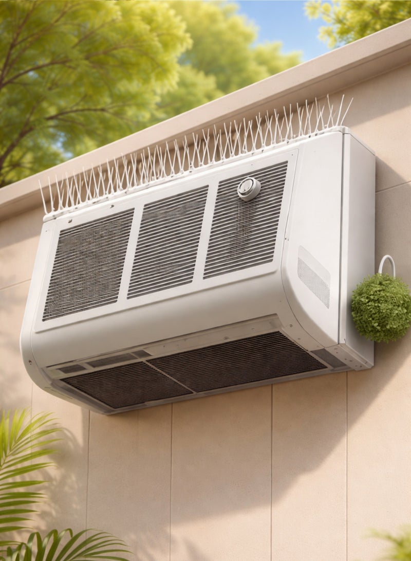 مسامير طاردة للطيور - 5 قطع من المسامير الآمنة والفعالة لردع الطيور للشرفات والحواف والأسوار والأسقف | مصنوعة من البلاستيك المقاوم للأشعة فوق البنفسجية لطرد الحمام | سهلة التركيب ومقاومة للعوامل الجوية للاستخدام الخارجي. - Image 5