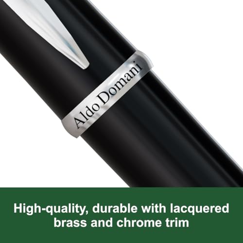 Monteverde USA Aldo Domani Rollerball Pen - Black, Smooth Writing, Italian-Inspired Design - Image 2