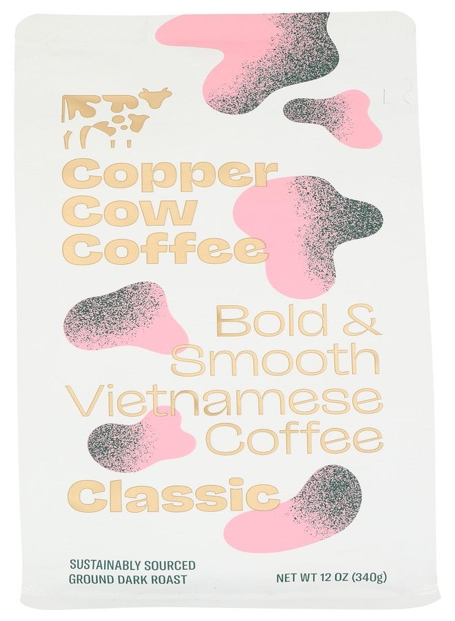 Copper Cow Coffee قهوة كوبر كاو الكلاسيكية المطحونة، 12 أونصة - Image 1