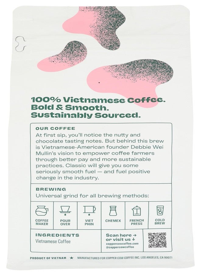 Copper Cow Coffee قهوة كوبر كاو الكلاسيكية المطحونة، 12 أونصة - Image 2
