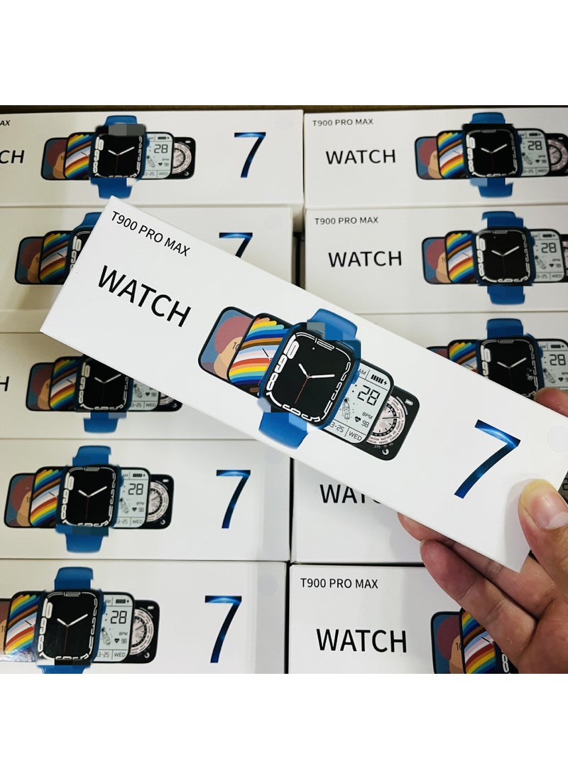 Generic - T900 Pro MAX Smartwatch Dual Button HD Rotate Customizable Sports Tracker Black - Image 1