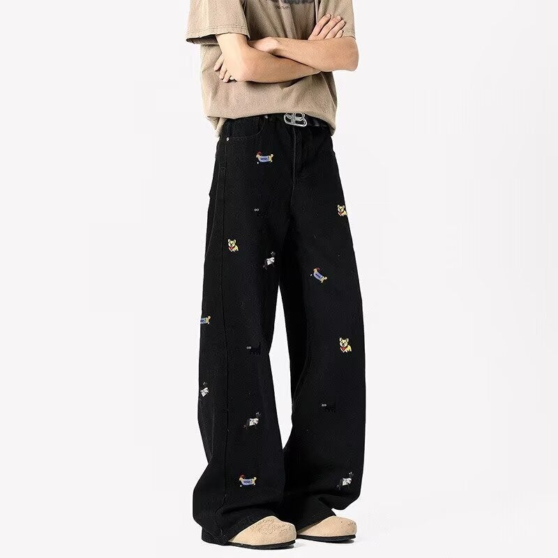 Unisex Casual Daily Denim Jeans - Image 2