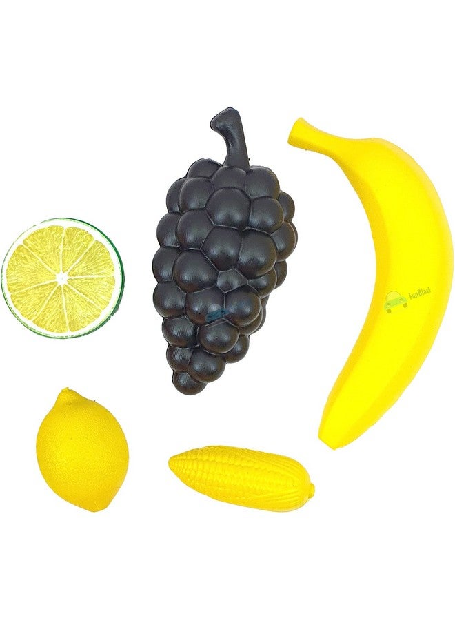 FunBlast Realistic Fruit Toy for Kids Pretend Play Toy for Girls Kitchen Toy for Kids - (22 Pcs; Multicolor) - Image 4