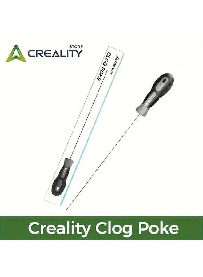 Creality FDM 3D Printer Extended Clog Poke Tool With Soft Rubber Handle 1pc - Image 2