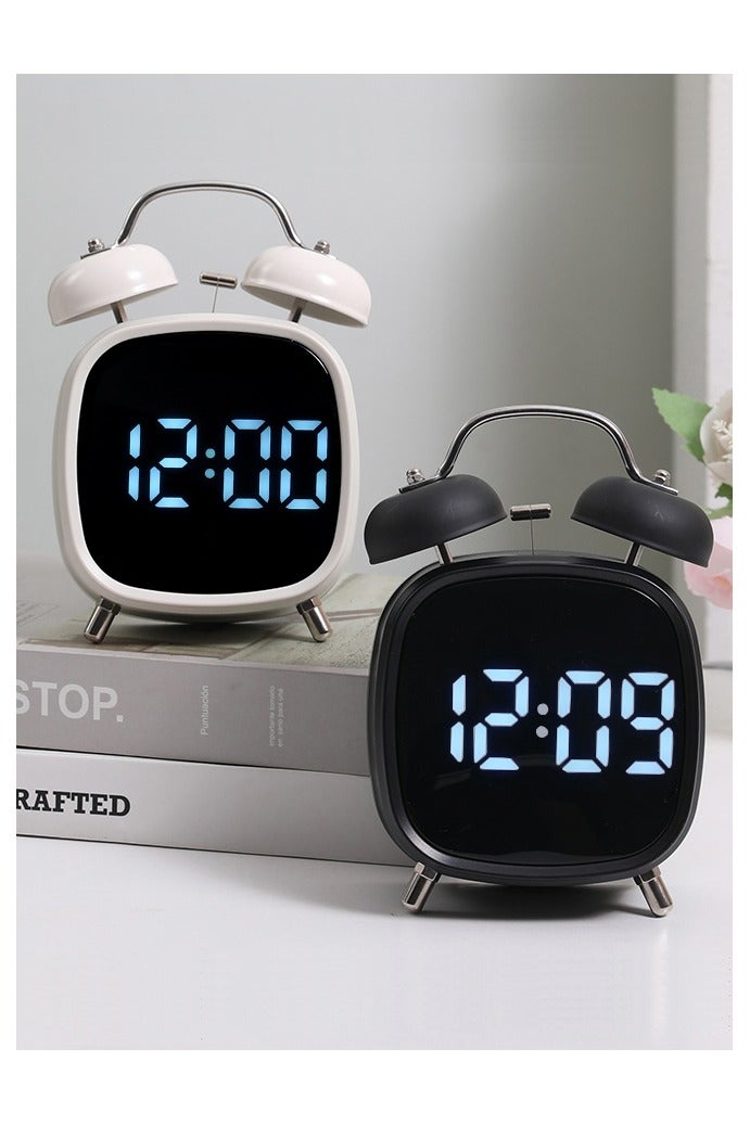 AHAKAC Twin Bell Alarm Clock, Loud Alarm Clock with Backlight, Silent Clock for Bedroom Home or Office, Great for Heavy Sleepers - Image 1