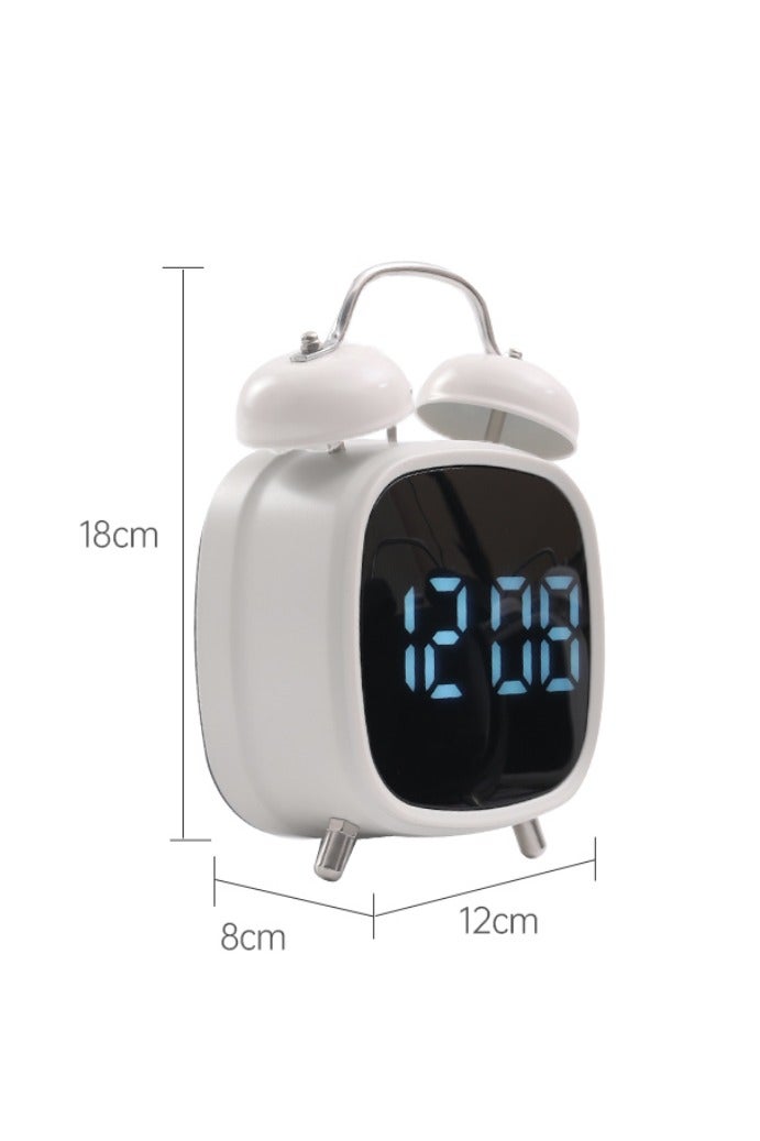 AHAKAC Twin Bell Alarm Clock, Loud Alarm Clock with Backlight, Silent Clock for Bedroom Home or Office, Great for Heavy Sleepers - Image 5