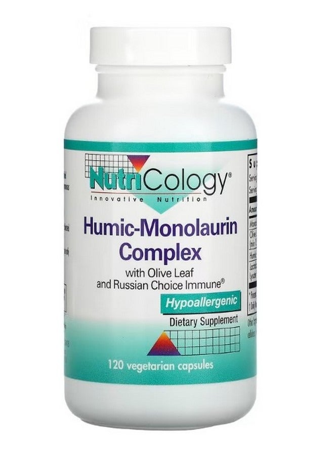 نوتريكولوجي Humic Monolaurin Complex 120 Vegetarian Capsules - Image 1
