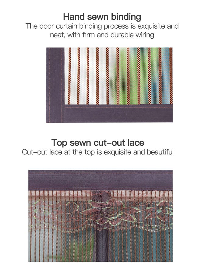 Sharpdo Bedroom Non Perforated Mosquito Proof Door Curtain 100*210cm  - Image 5
