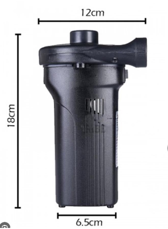 Portable Rechargeable Electric Air Pump Inflation Inflate Deflate Pump with 3 Nozzle  - Image 2