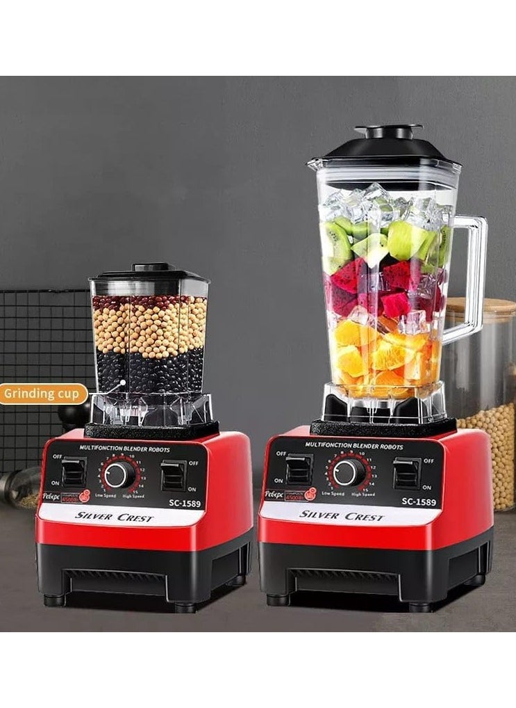 SILVER CREST - Silver crest blender 4500 W Commercial Blender, Multicolour - Image 1