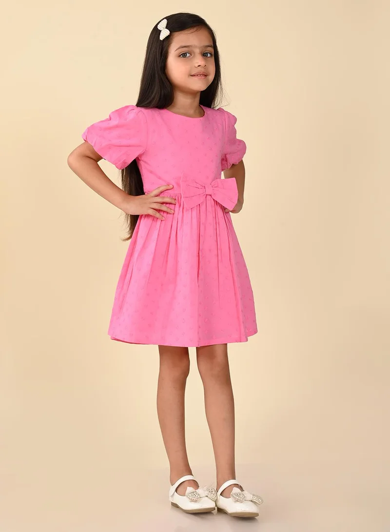 LILPICKS Bow Accent Dress