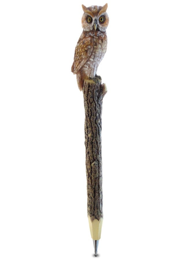 Puzzled Planet Pens Owl Novelty Pen - Cute Fun & Unique Kids & Adults Office Supplies Ballpoint Pen, Colorful Forest Bird Writing Pen Instrument For Cool Stationery School & Office Desk Decor Accessories - Image 1
