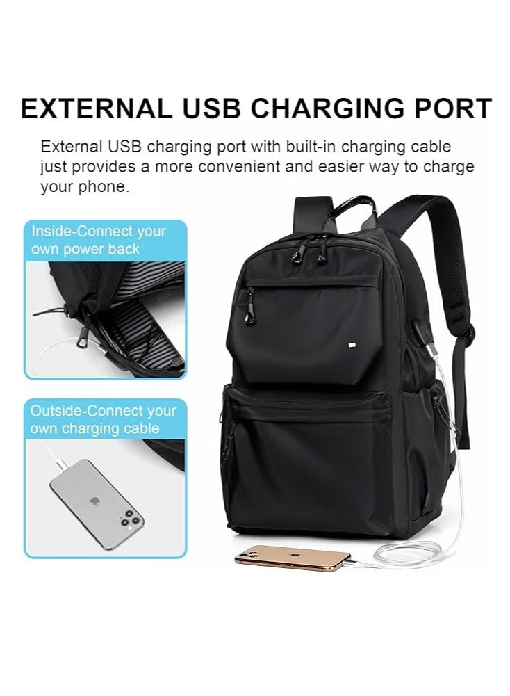 DAILYLIFE Lightweight Laptop Backpack Bag Carry on Backpack for Men Travel bag School Gym - Image 4