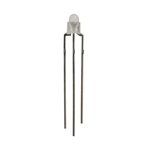 INVENTO 50pcs 3mm 3pin 3V RG Red Green Bi-Colors Common Cathode RG LED Diodes Diffused Lights - Image 2
