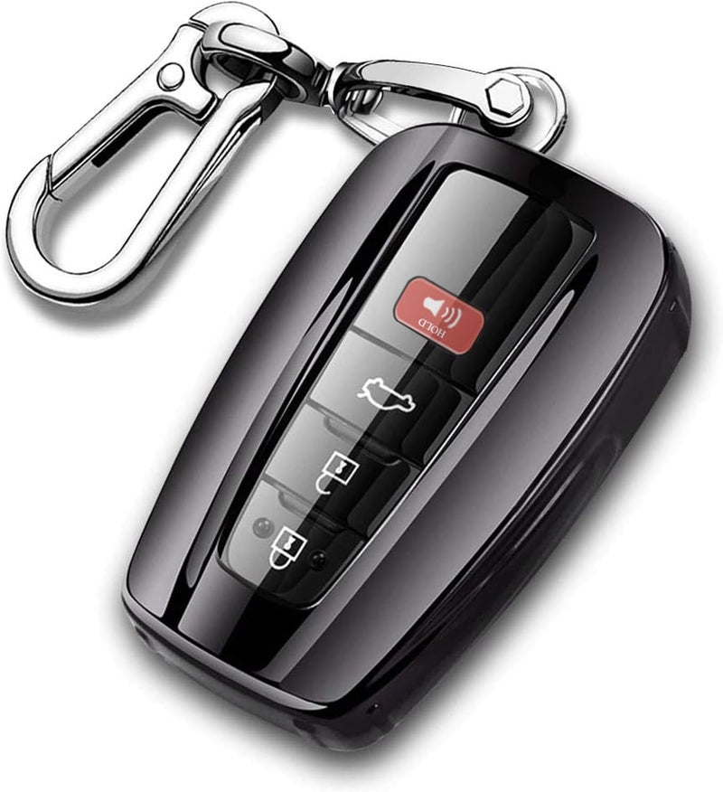 QBUC for Toyota Quicksand TPU car Key Cover, Quicksand Full Coverage Protection Quicksand Keychain Cover - Image 1