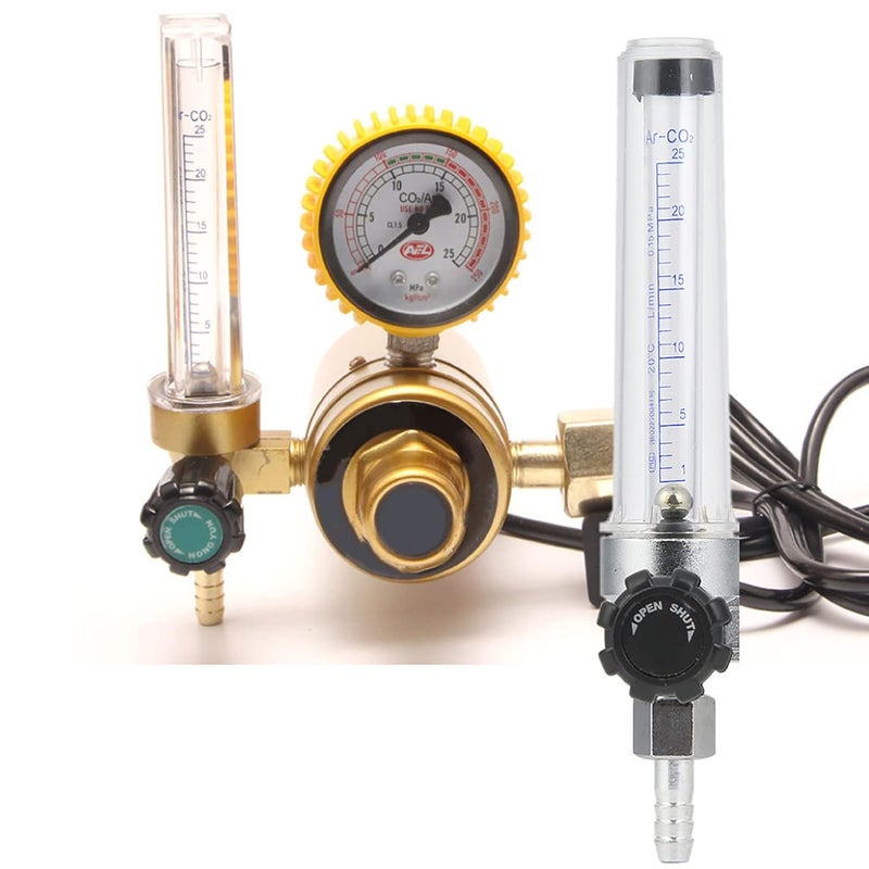 klarako Argon Co2 Gas Meter Scale Tester Measure Flowmeter for Mig Tig Welder Welding - Image 3