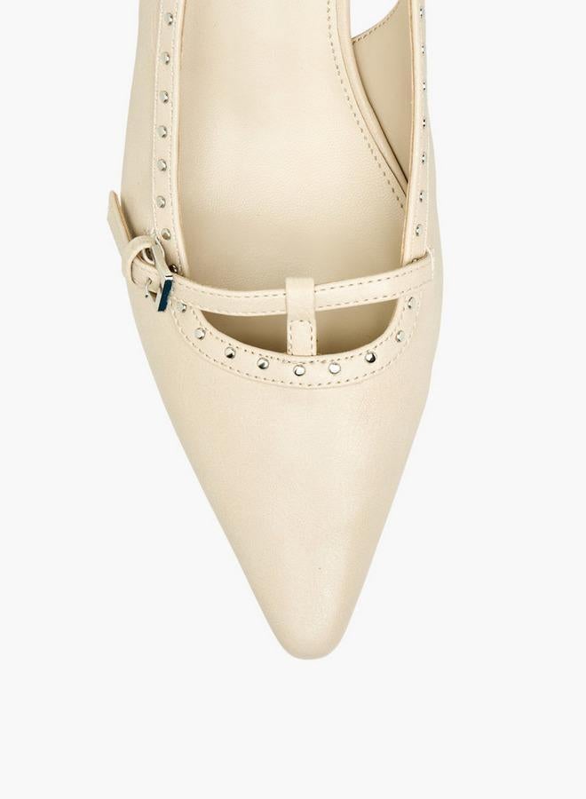 فلورا بيلا من شو إكسبرس أحذية نسائية بكعب قطة وحزام خلفي - Image 4