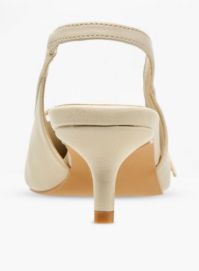 فلورا بيلا من شو إكسبرس أحذية نسائية بكعب قطة وحزام خلفي - Image 5