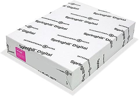 Springhill 025100 Digital Index Color Card Stock 90 lb 8 1/2 x 11 Blue 250 Sheets/Pack (SGH025100) - Image 3