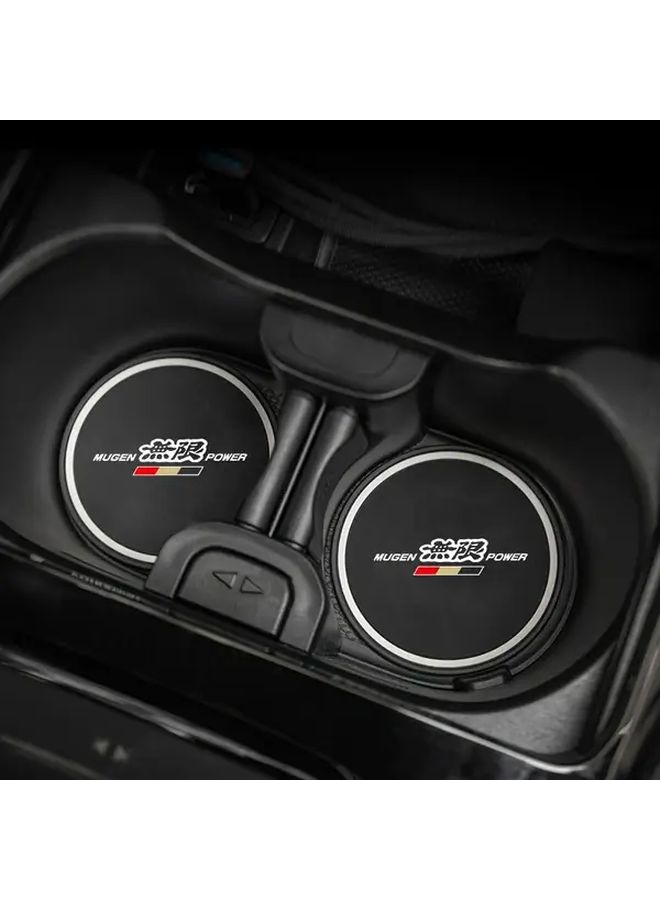 Infinite Black Heavy Duty Car Cup Holders 2 Pack Anti Slip Base SUV Truck - Image 1