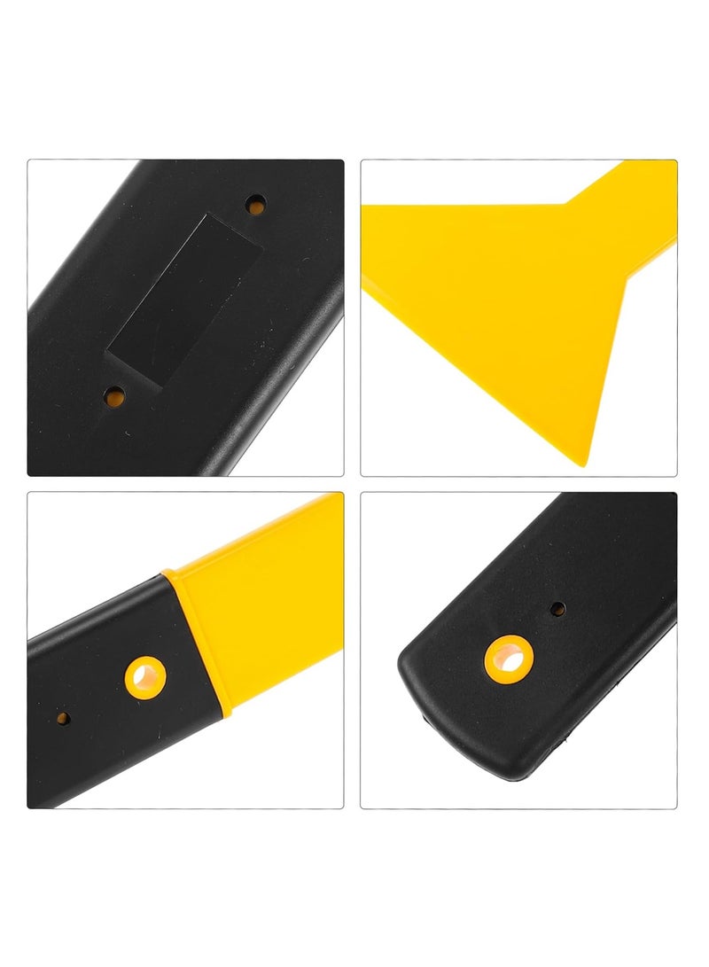 Multi-Function Durable Car Film Triangle Scraper and Snow Removal Tool with Long Handle, Home Kitchen And Car  - Image 2