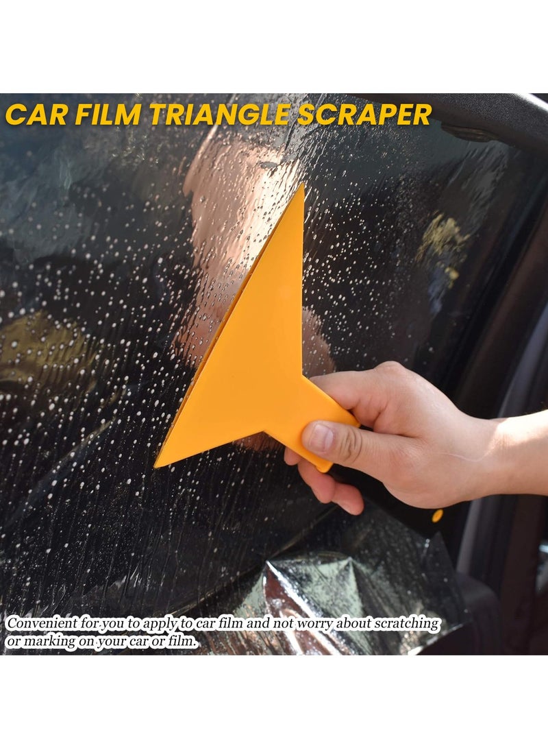 Multi-Function Durable Car Film Triangle Scraper and Snow Removal Tool with Long Handle, Home Kitchen And Car  - Image 5