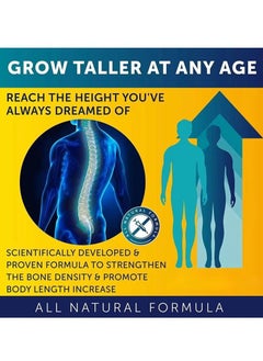 BIYODE Growth Capsules to Grow Taller - Height Growth Maximizer With Calcium For Bone Strength Natural Get Taller Supplement to Increase Bone Growth - Free of Growth Hormone (Packaging May Vary)  - Image 4