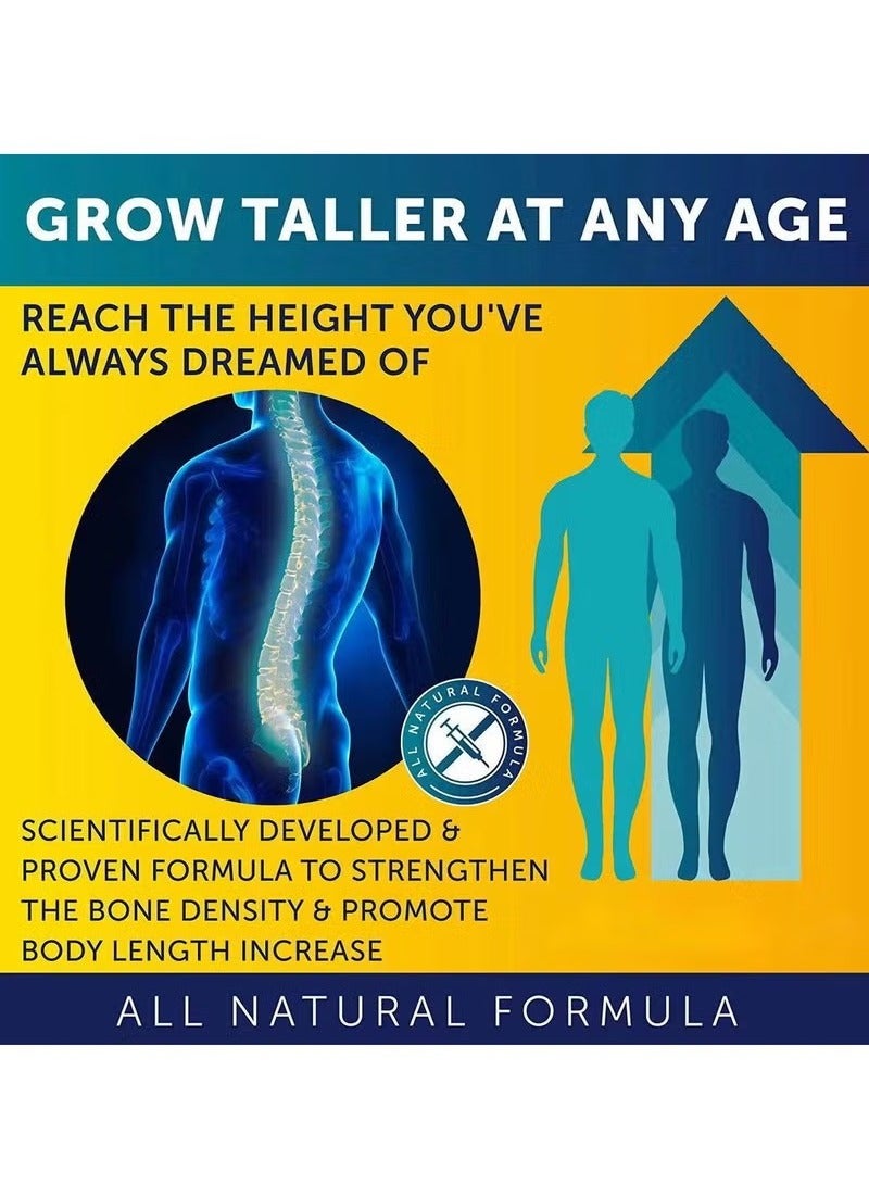 BIYODE Growth Capsules to Grow Taller - Height Growth Maximizer With Calcium For Bone Strength Natural Get Taller Supplement to Increase Bone Growth - Free of Growth Hormone (Packaging May Vary) - Image 4