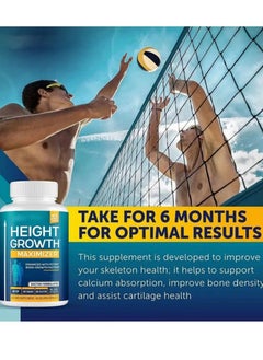 BIYODE Growth Capsules to Grow Taller - Height Growth Maximizer With Calcium For Bone Strength Natural Get Taller Supplement to Increase Bone Growth - Free of Growth Hormone (Packaging May Vary)  - Image 5