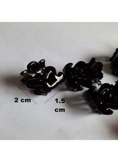 advancedestore advancedestore Set of 30 Small size Multi Type Black Butterfly Bits hair clutch clips for women girls Styling Fashion-(flx)  - Image 3