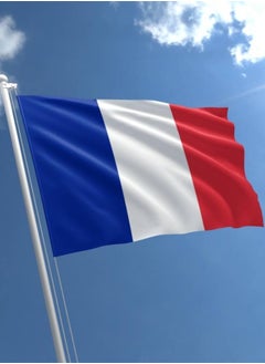 Vitacelli FRANCE  Flag National Day Durable Long Lasting For Outdoor And Indoor Use For Building Home And Car Decoration 150X90CM  - Image 1