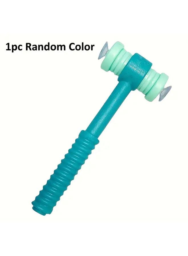 Learning Suction Cup Hammer Toy Educational Math ABC Flashcards Vocabulary Builder 1pc Random Color - Image 1