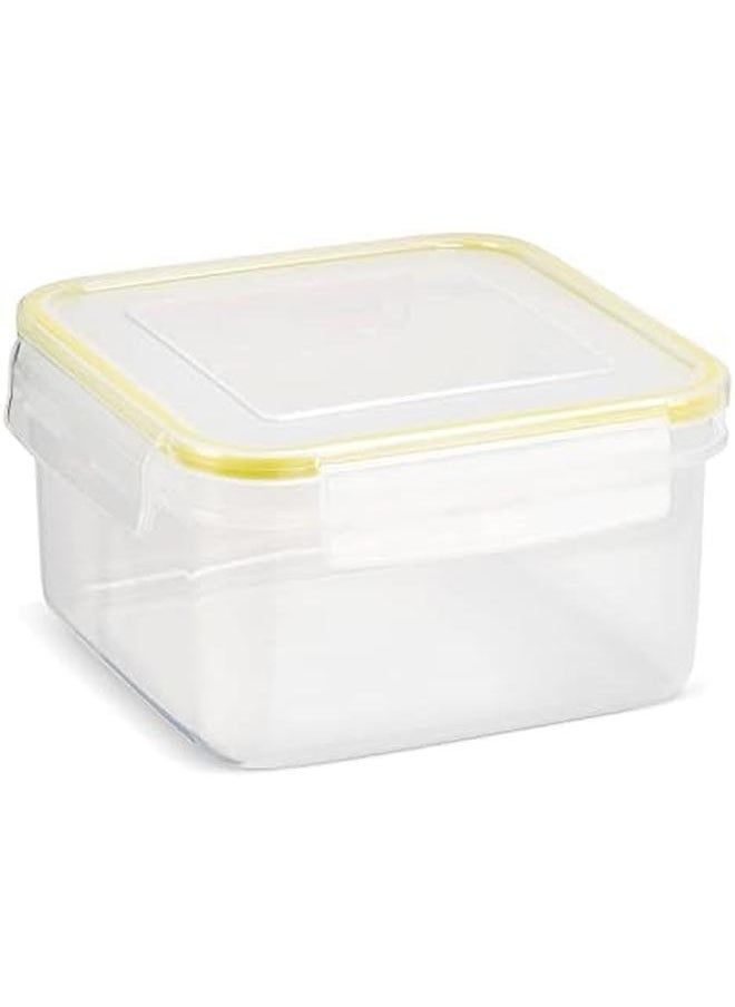 komax - Biokips Square Food Storage Container With Lid Clear 5 Liter Capacity 71870 - Image 1
