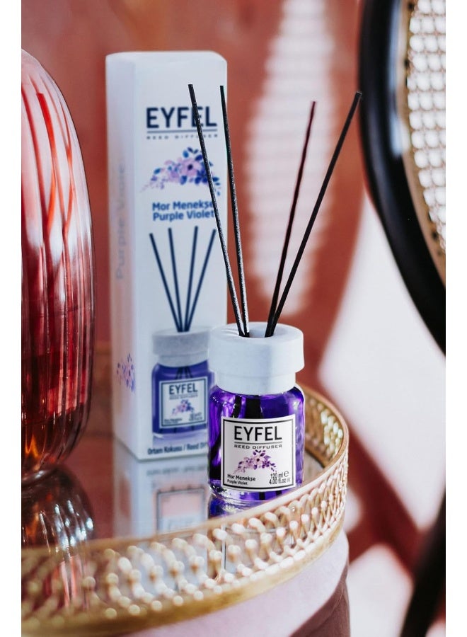 EYFEL Reed Diffuser - Purple Violet 120ML - Image 4