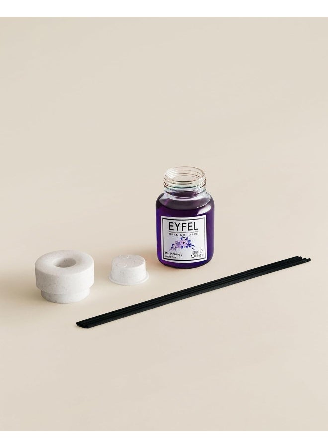 EYFEL Reed Diffuser - Purple Violet 120ML - Image 3