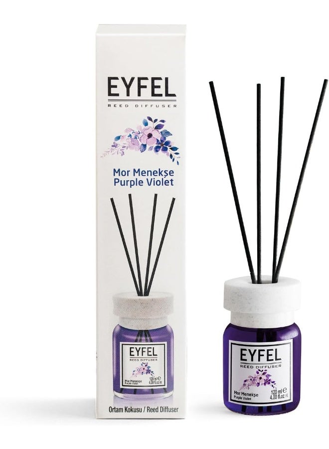 EYFEL Reed Diffuser - Purple Violet 120ML - Image 1