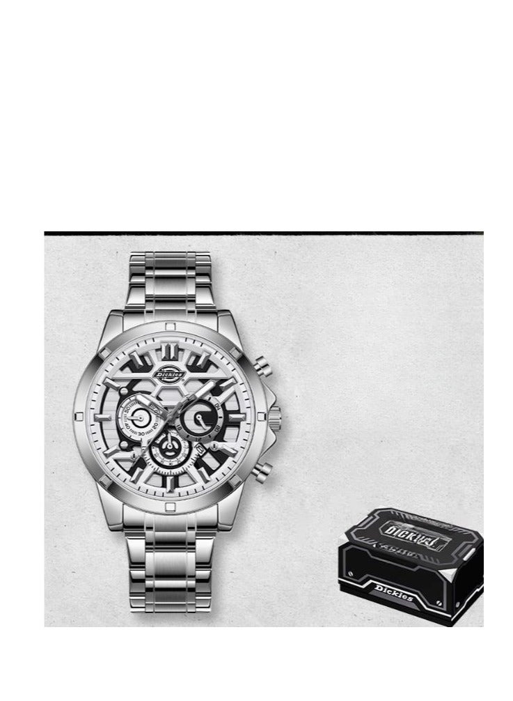 Dickies ساعة رياضية للطلاب للرجال متعددة الوظائف بألوان متباينة - Image 1