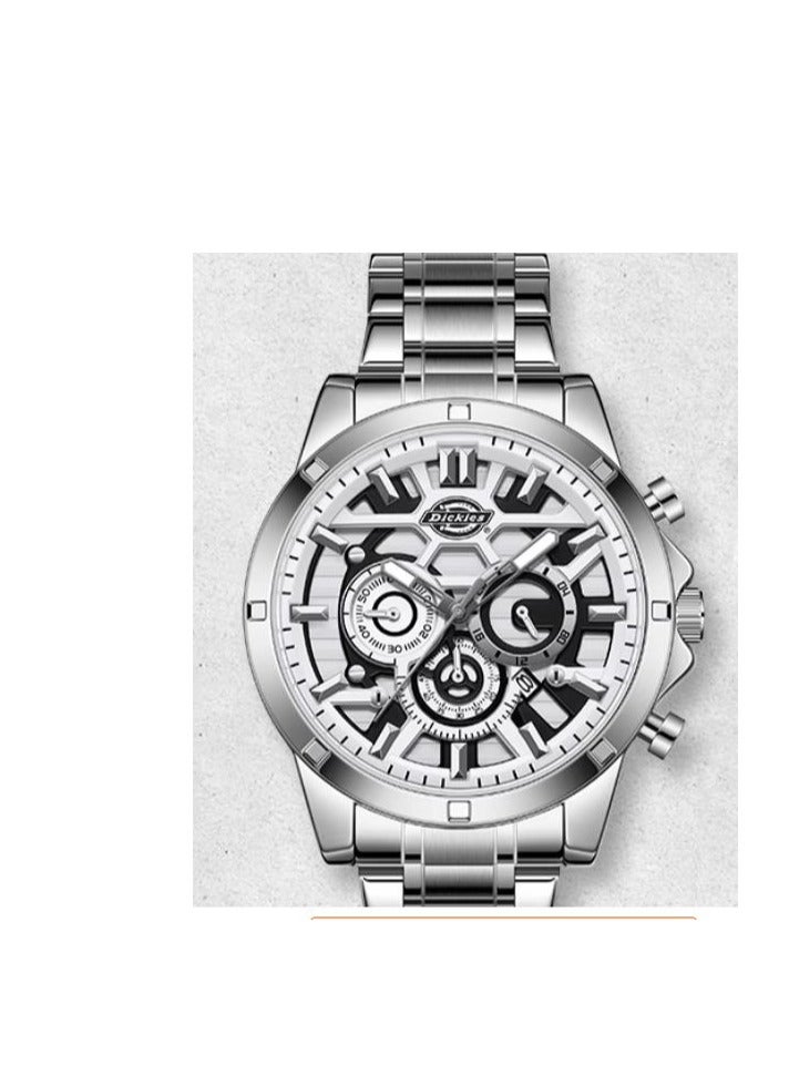 Dickies ساعة رياضية للطلاب للرجال متعددة الوظائف بألوان متباينة - Image 3