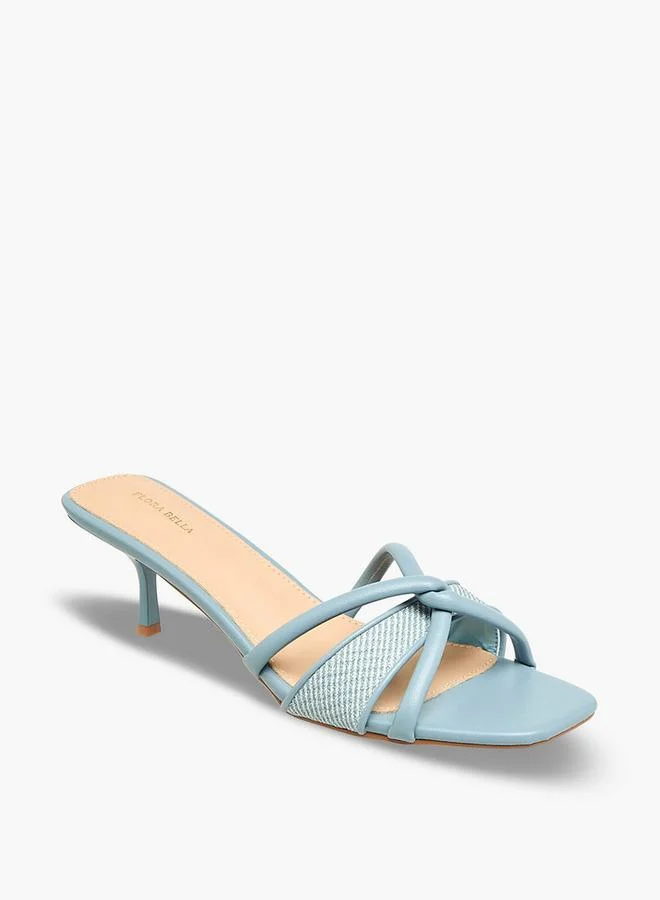 Flora Bella By Shoexpress Flora Bella Women Knotted Strap Flared Heel Sandals