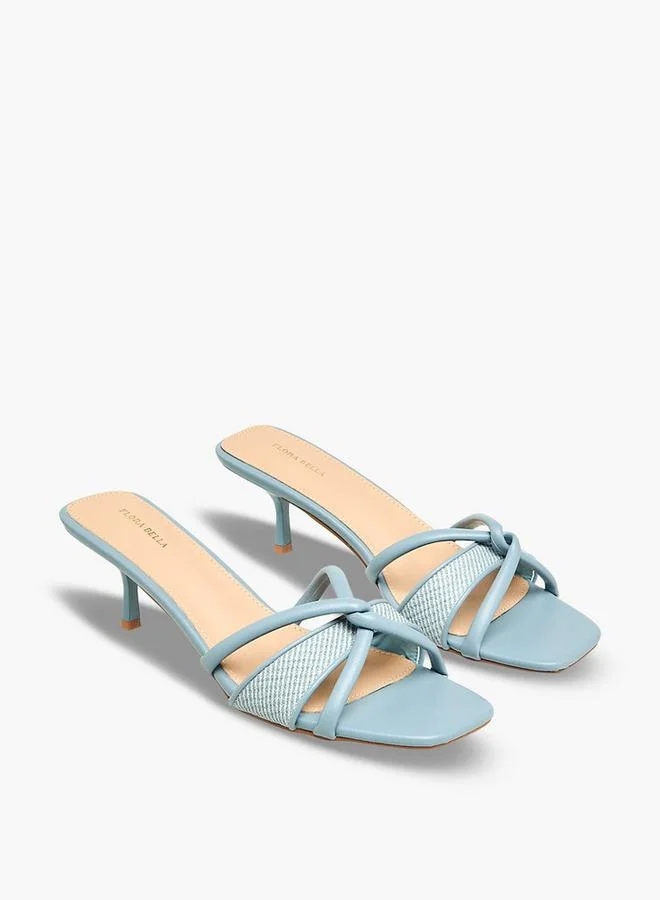Flora Bella By Shoexpress Flora Bella Women Knotted Strap Flared Heel Sandals