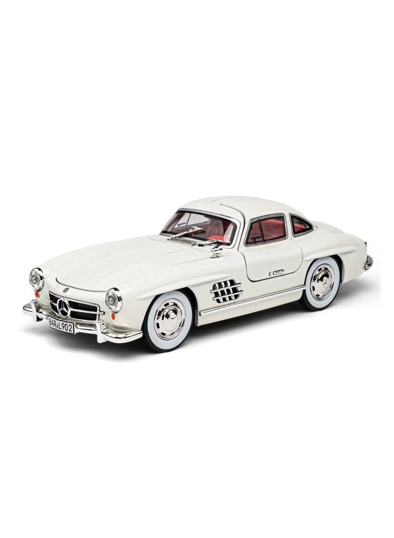 نموذج سيارة ميني من مرسيدس بنز 300SL بقياس واحد إلى أربعة وعشرين مصنوع من سبائك معدنية لعبة تذكارية وجمعية للزينة - Image 3
