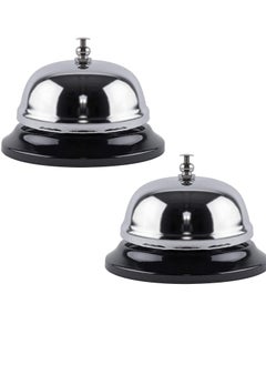 Bukela Ring Desk Call Bell 2 Packs 3.35 Inch Diameter with Metal Anti-Rust Construction, Ringing, Durable, Desk Bell Service Bell for Hotels, Schools, Restaurants, Reception Areas, Hospitals, Warehouses  - Image 4