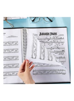 SYOSI SYOSI Music Folder, 30 Pages/60 Pockets Music File Folder Sheet, Storage Folder Music Document, Folder Blank Concert Choral Folder, Double Side Music Folder File  - Image 2