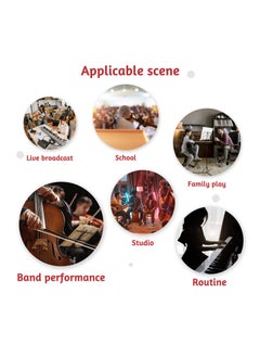SYOSI SYOSI Music Folder, 30 Pages/60 Pockets Music File Folder Sheet, Storage Folder Music Document, Folder Blank Concert Choral Folder, Double Side Music Folder File  - Image 4